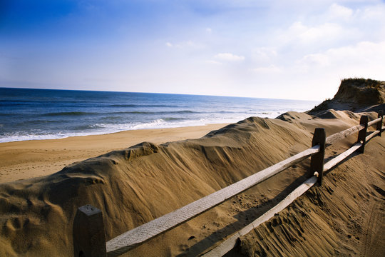 Beach On Cape Cod Wellfleet, MA.