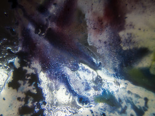 Obraz premium chemical experiment with paints