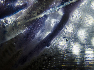 chemical experiment with paints