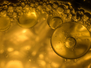 chemical experiment with paints