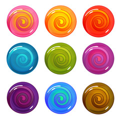 Set of Lollipop Candies of Different Colors