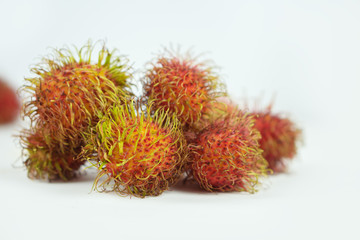 Rambutan is a sweet tropical fruit. Eat and feel good.
