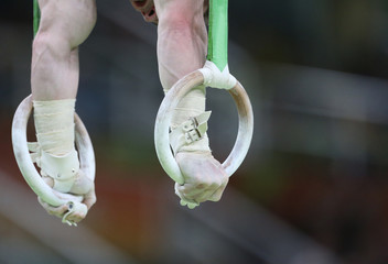 Anneaux gymnastique Homme