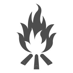 Campfire icon. Vector.