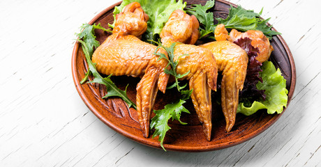 Smoked chicken wings