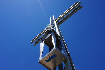Cross on Smerek Mountain, Bieszczady, Poland