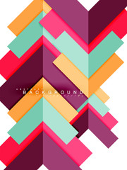 Multicolored abstract geometric shapes, geometry background for web banner