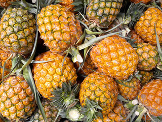 Pineapple on market