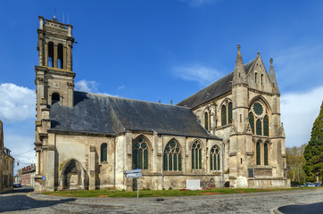 Fototapeta na wymiar Abbey saint Leger, Soissons, France