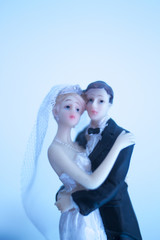Wedding couple marriage dolls