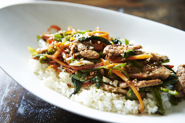  Rice with Beef