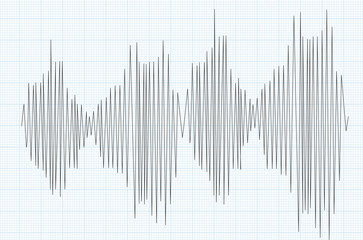 Line graph. vector illustration