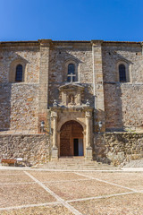 Naklejka premium Front of the San Juan Bautista church in Atienza, Spain