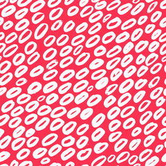 Seamless pattern with paint brush black and color stripe on white background