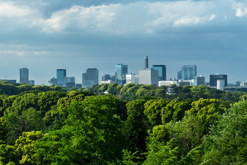 Fototapeta premium 東京 日比谷から見る都心のビル群２