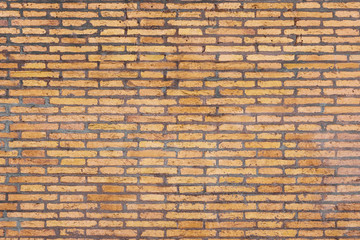 Wall of red brick. Texture / background.