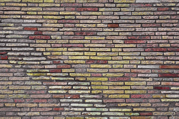 Yellow and red brick. Background/texture.