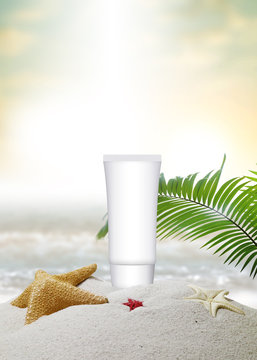 Sun block for summer sun protection,cosmetic obejects
