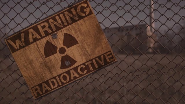 Sign is prevented about the radiation
