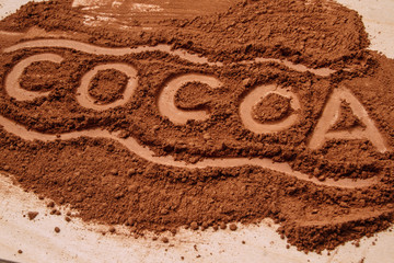 The inscription of cocoa in cocoa