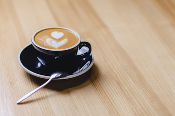 cup of coffee on table