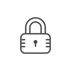 Lock line icon