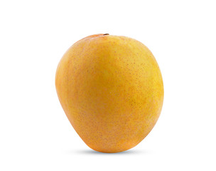 ripe mango isolated on white