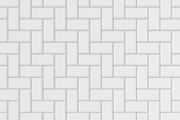 Modern tile wall. 3D rendering.