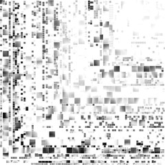 Rows of squares. Abstract digital space background.