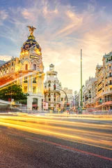 Abwaschbare Fototapete Madrid Die Gran Via