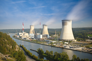 Nuclear Power Station Long Exposure