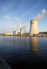 Nuclear Power Station At River