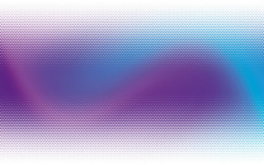 Geometric background with small triangles. Different shades of purple and blue. Digital gradient. Halftone pattern. 