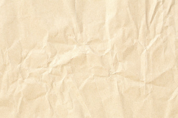 Old Crumpled brown paper texture