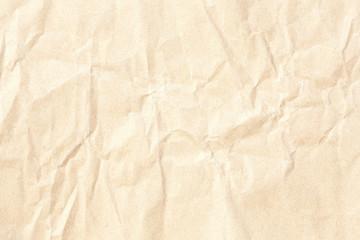 Obraz premium Old Crumpled brown paper texture