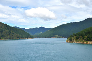 Fjord sound bei Picton Meer