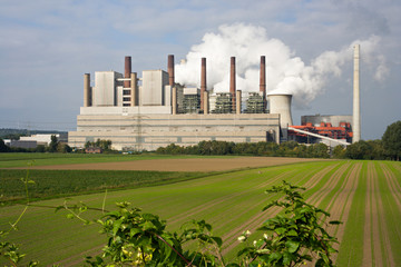 Fototapeta na wymiar Brown Coal Power Station