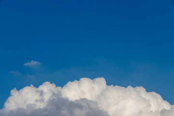 Naklejka na ściany i meble white clouds on blue sky background
