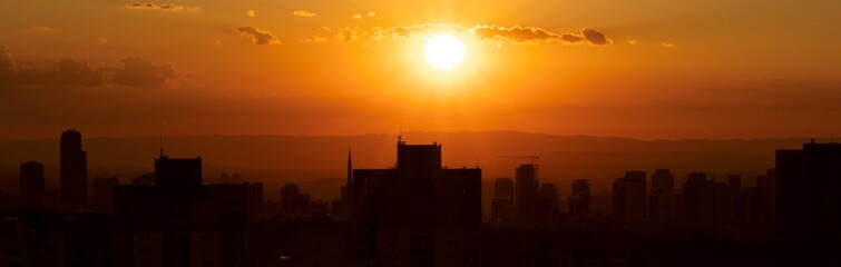 Naklejka premium ankara sunset