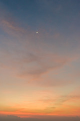 sunset sky background,clouds with background.