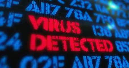 Cyber attack virus detected