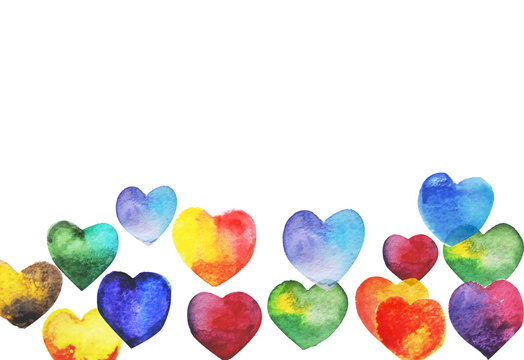 Colourful Hearts PNG, Vector, PSD, and Clipart With Transparent Background  for Free Download | Pngtree
