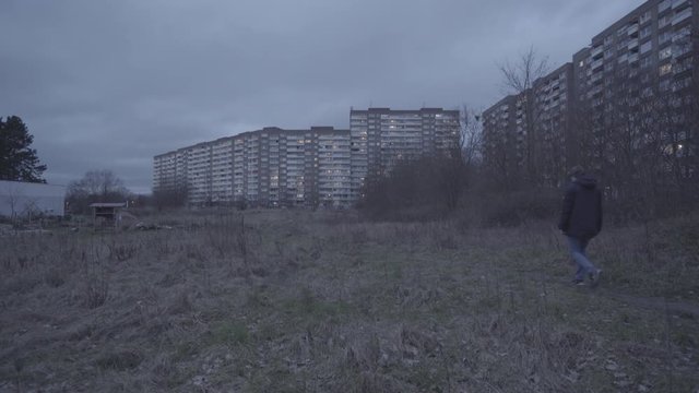 Small Highrise Complex in Kranichstein Darmstadt, Germany.