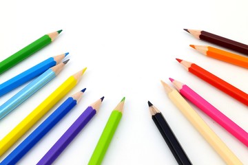 Color pencils for art work