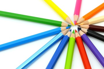 Fototapeta premium Color pencils for art work