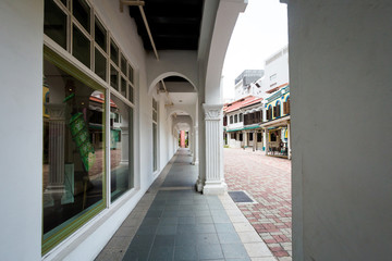 Fototapeta premium Architektura na drodze Orchard Singapur
