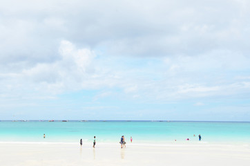Boracay, the Beautiful tropical island at Philippine.