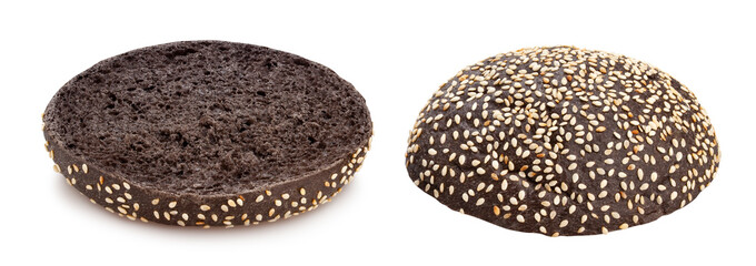 black sandwich