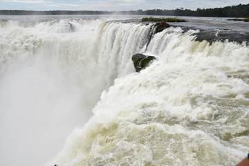 Chutes grondantes à Iguazu en Argentine
