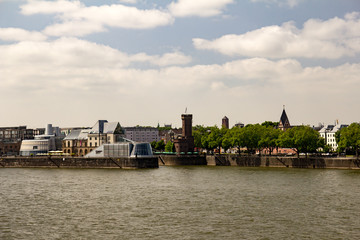 River panorama. Cologne, Germany